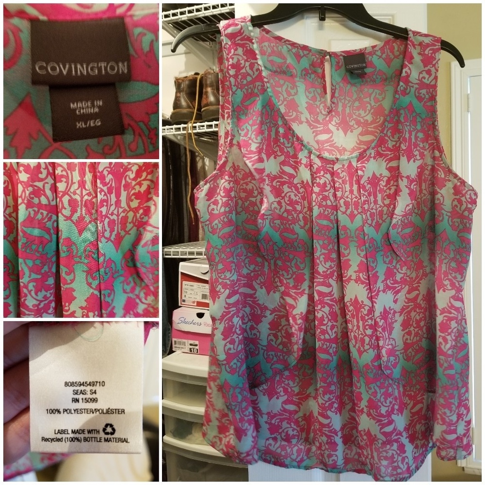 Fuchsia and Teal Tank